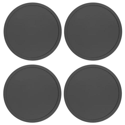 Round silicone coasters - round,