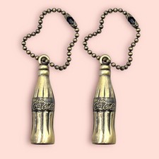2 X Coca Cola Solid Metal