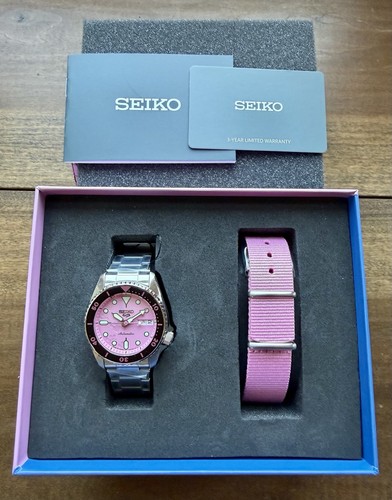 Seiko srpm07 pink panther - seiko,