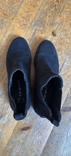 Primark black faux suede - faux,