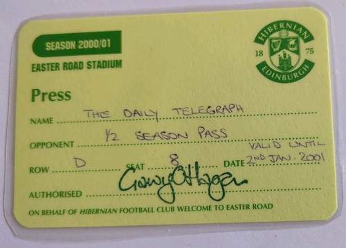 Hibernian season 2000 01 - fc, .