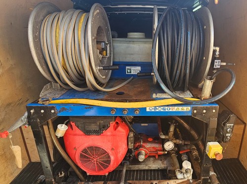 Drain jetter rioned and - and, tank