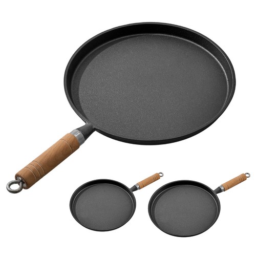 Cast iron grill pan - grill, round