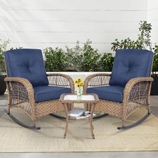 Outdoor Wicker Patio Rocking