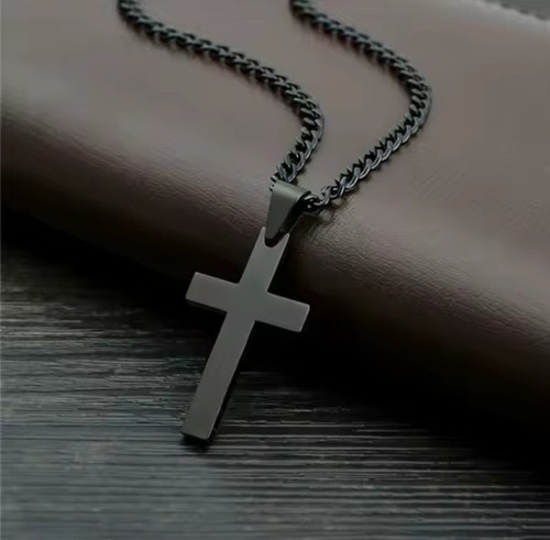 Unisex chain necklace black - unisex,