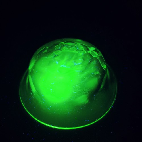 Vintage green uranium glass