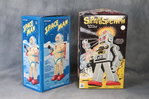 Vintage robot boxes - x, (boxes