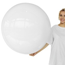 36 Inch White Balloons  Giant