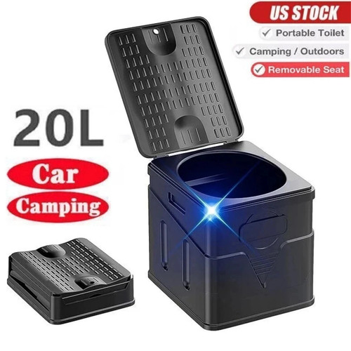 20l portable folding toilet - 20l,