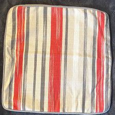 Handmade "ROMO" Designer Cotton Striped Cushion Cover 46cm x 46cm