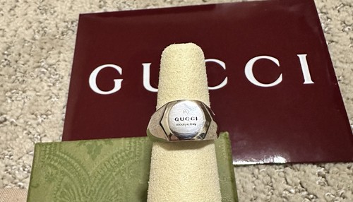 Gucci trademark silver - silver, oval