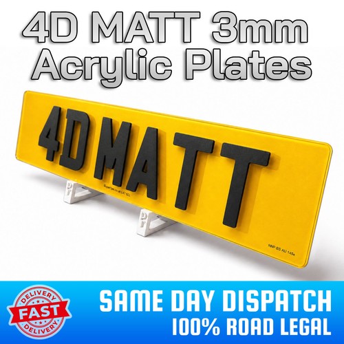 Matt black number - 4d,