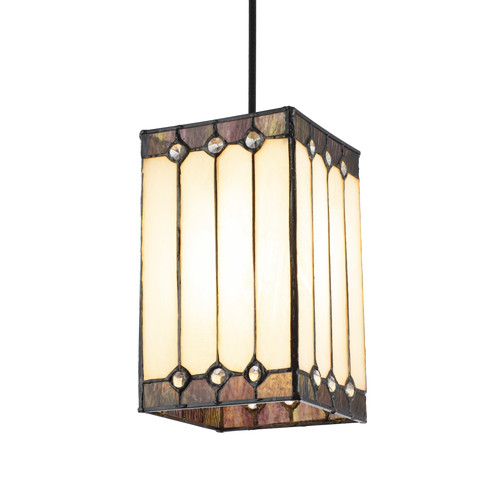 Square lantern opal white - lantern,