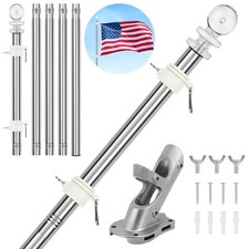 Stainless Steel Flagpole with