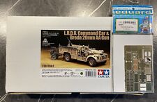 1/35. TAMIYA L.R.D.G COMMAND CAR , BREDA 20mm GUN & ETCH SET - LAST ONE V, RARE!