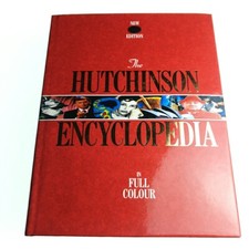 The Hutchinson Encyclopedia New 9th Edition 1990 Hardback Book