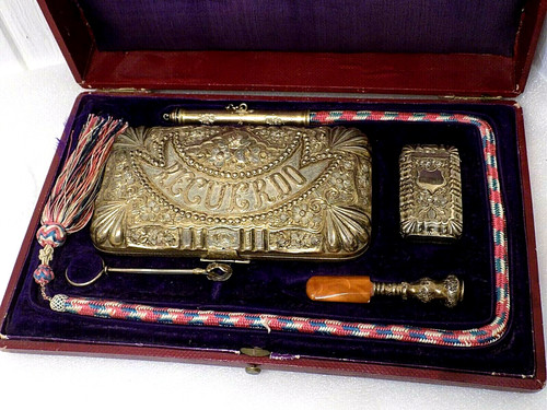 Rare antique silver - silver, smoking
