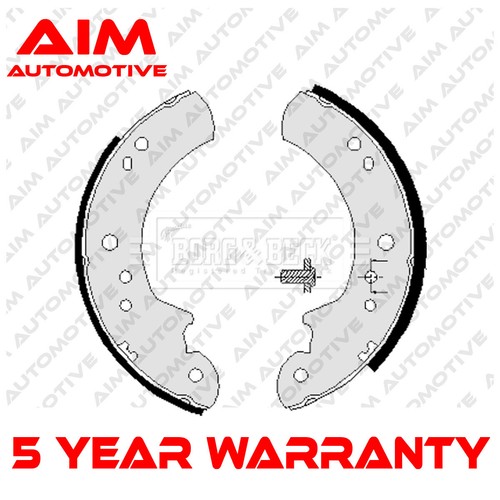 Brake shoes set rear - shoes, fits