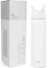 Simple modern water bottle - water,