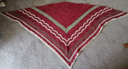 Hand knitted shawl - hand,