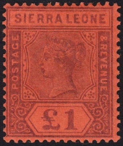 Sierra leone 1896 - leone, 1896-7