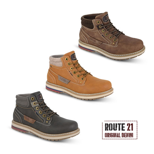 Mens casual ankle - boots, route