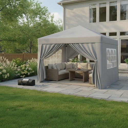 Pop gazebo 3x3m - 3x3m, water