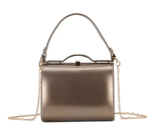 Women vintage patent box - women's,