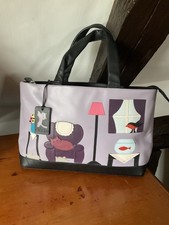 Ciccia Made By Radley Black Leather Bag Great Design & Colours BNWOT 