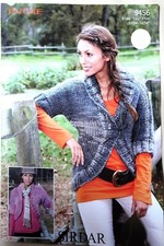 New Original Sirdar Indie Ladies Jackets 32"-54" Knitting Pattern 9456