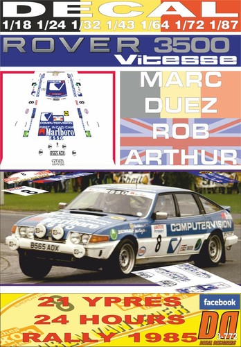 Decal rover 3500 vitesse marc - vitesse,