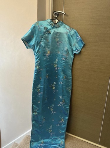 Turquoise east asian dress - east,