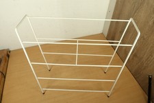 Vintage Shoe Rack Metal White