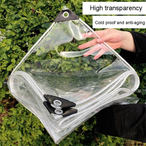 Clear heavy duty tarpaulin - clear,