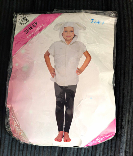 Dress girls white - dress, sheep