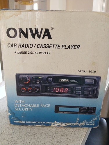 Rare onwa car radio - onwa, cassette