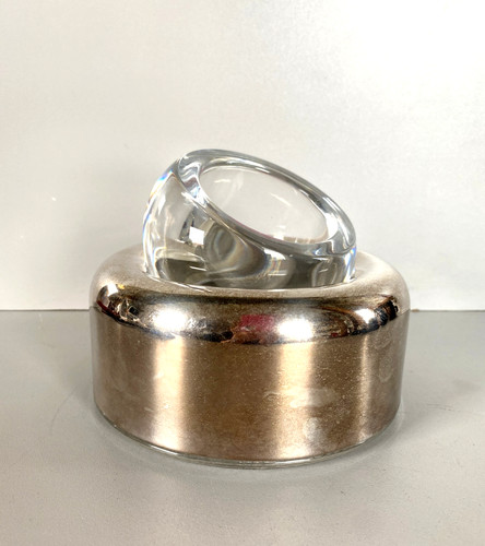 Crystal ashtray ball - ashtray,