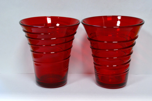 Pair whitefriars glass - pair,