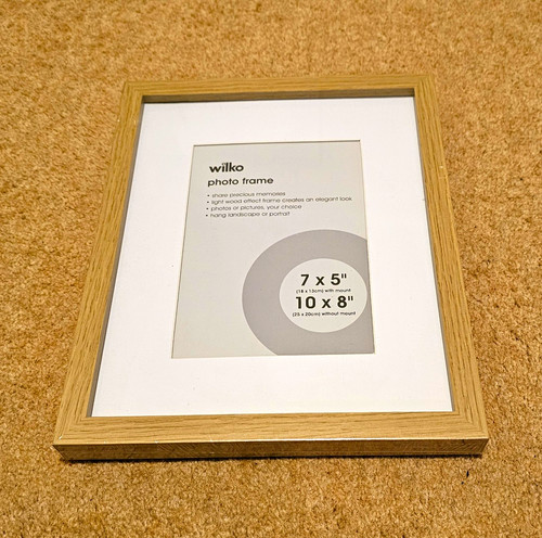 Wilko 25x25cm square mdf - 25x25cm, wood
