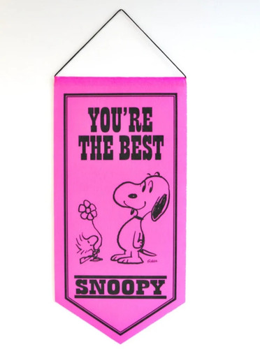 Retro peanuts snoopy pink - peanuts,