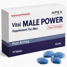 100 Vital Male Power Sex Pills