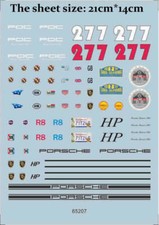 water slide decals 1/18