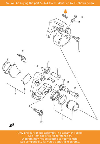 Suzuki cover 59324 - cover,, oem