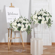 50cm Wedding Artificial White Rose Flower Ball Party Table Centerpieces Decor