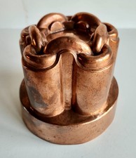 RARE ANTIQUE VICTORIAN BENHAM & FROUD COPPER JELLY MOULD / JELLO MOLD - 1800's
