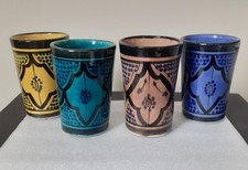VINTAGE SET x4 SAFI MOROCCAN