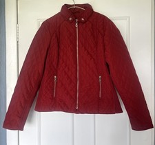 M&S Per Una Red Quilted