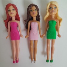 Barbie Mini Dolls X 3  - Up To 3.5"