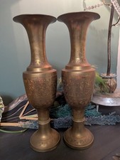 Vintage Pair of Hand Engraved