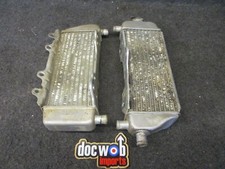 Yamaha YZ250 2002 Used oem motocross enduro pair of radiators YZ4675